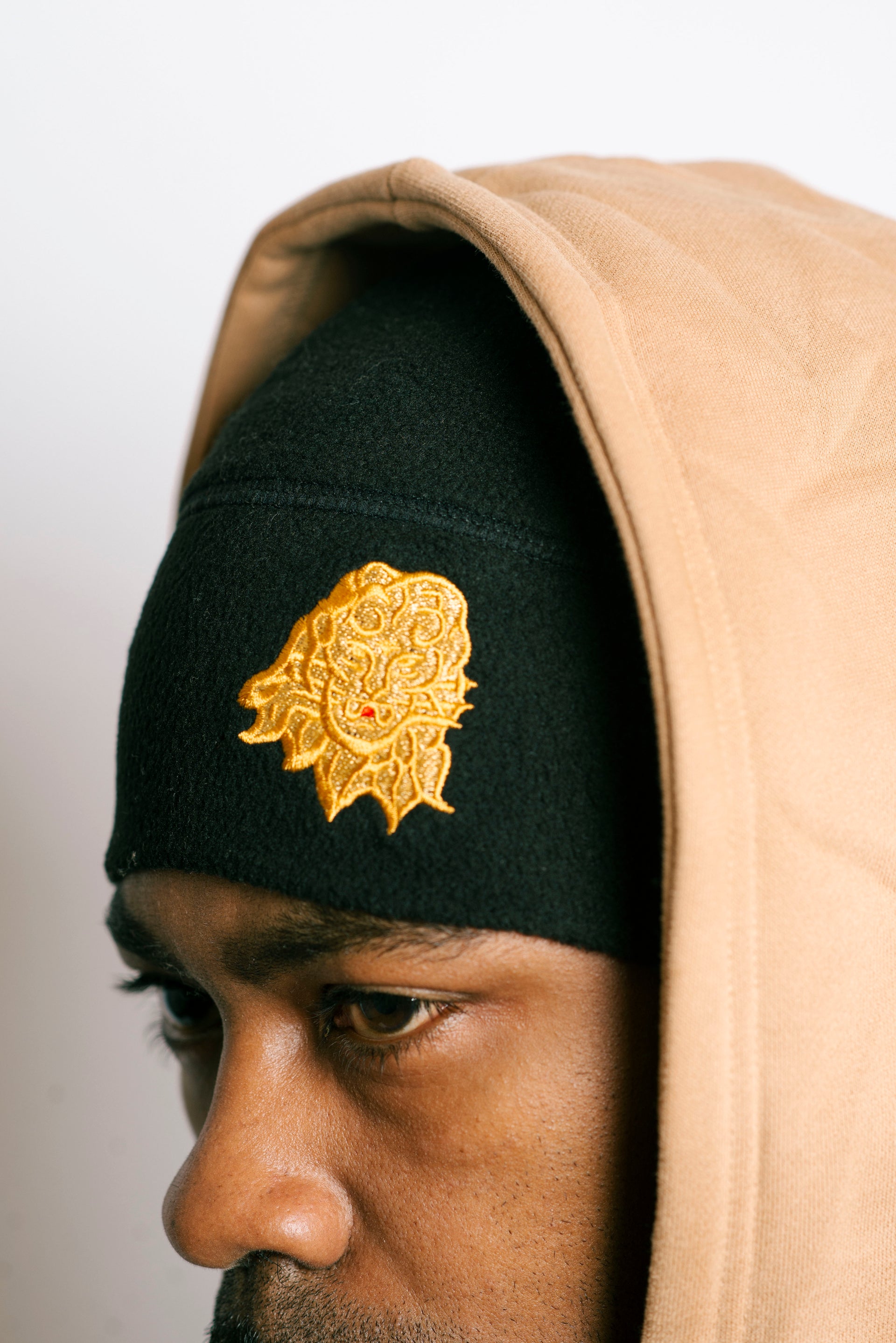 KOR Fleece Embroidered Beanie