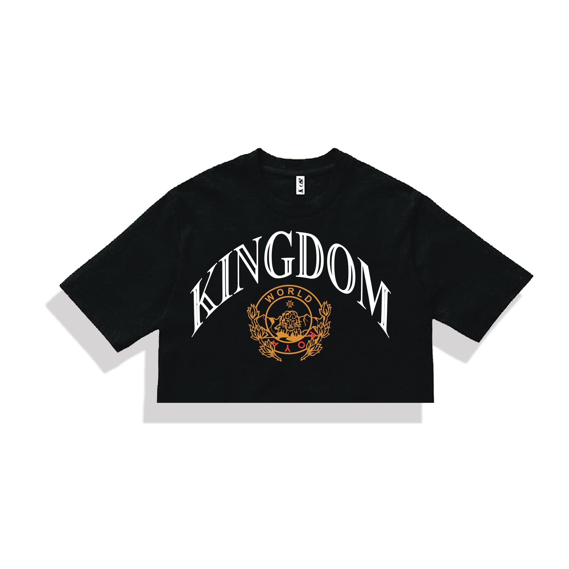 KOR WORLD crop Top Black