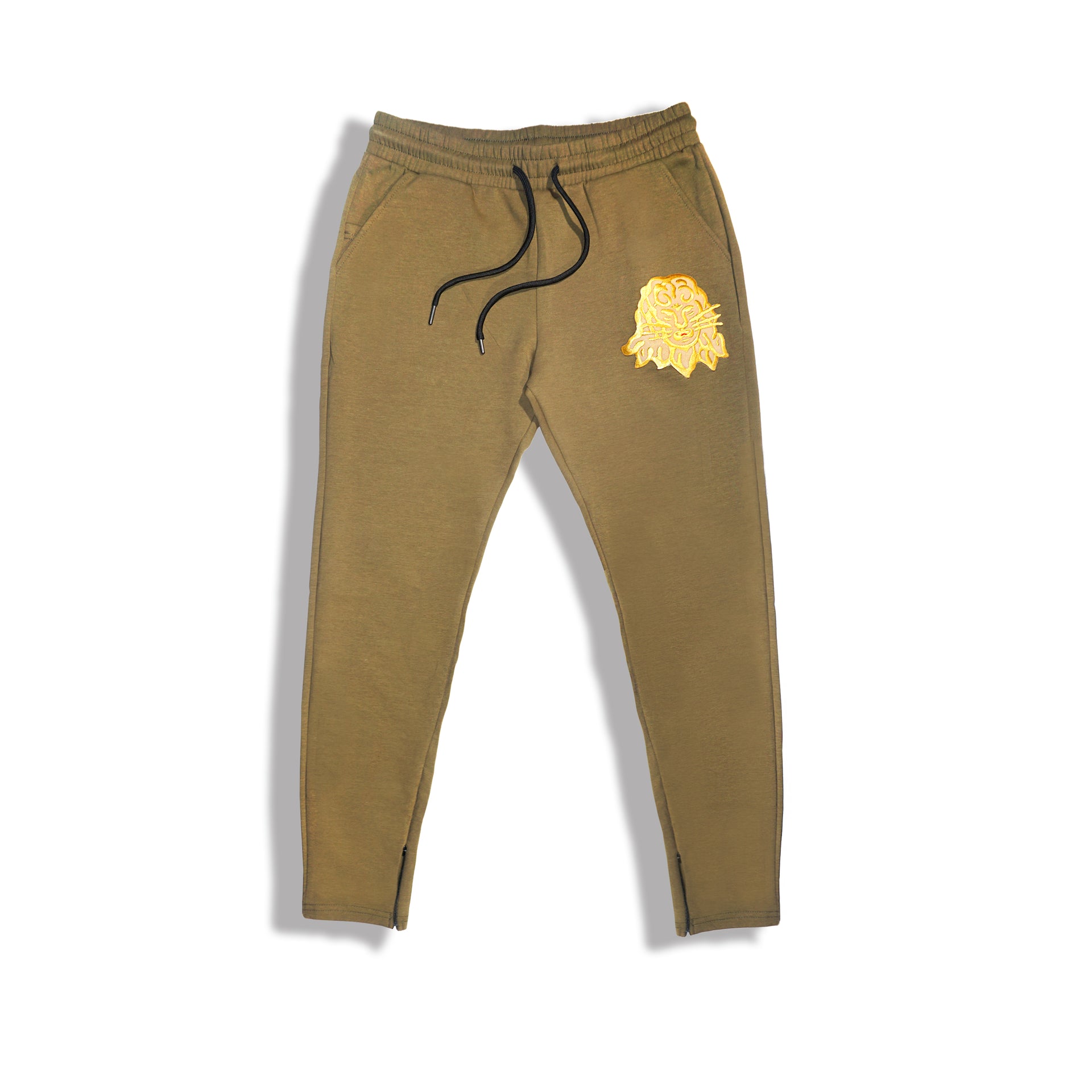 Lion Head Joggers Green