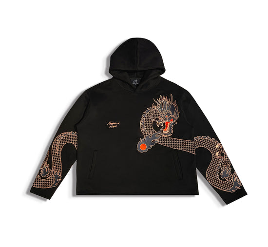 DRAGON EMBROIDERED HOODIE