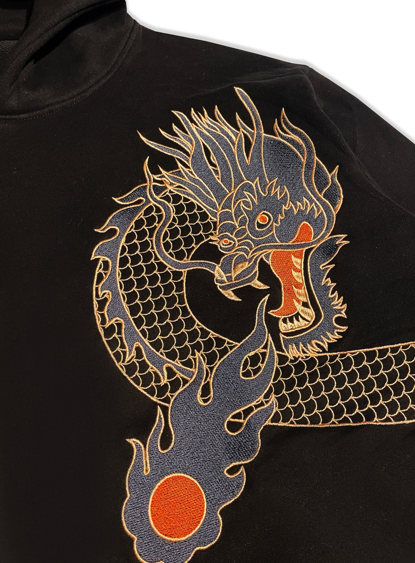 DRAGON EMBROIDERED HOODIE